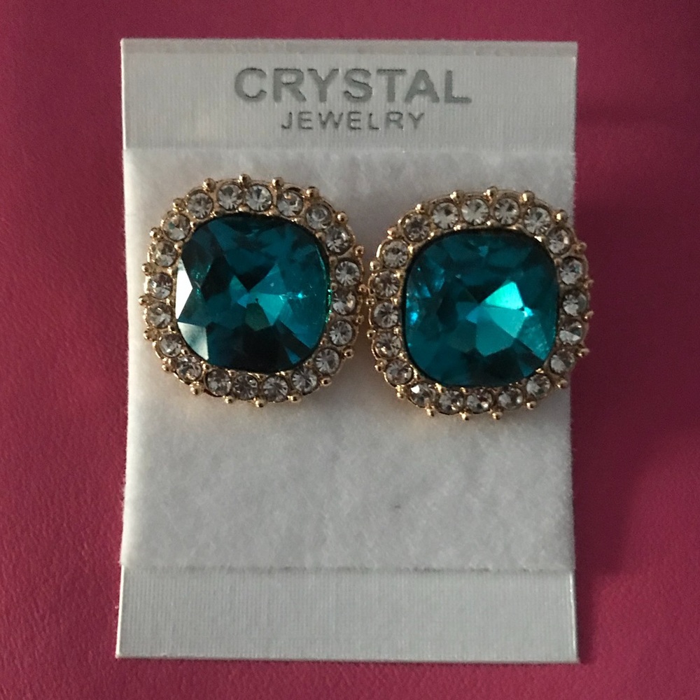 💕💕NWT Crystal Stud Earrings💕💕